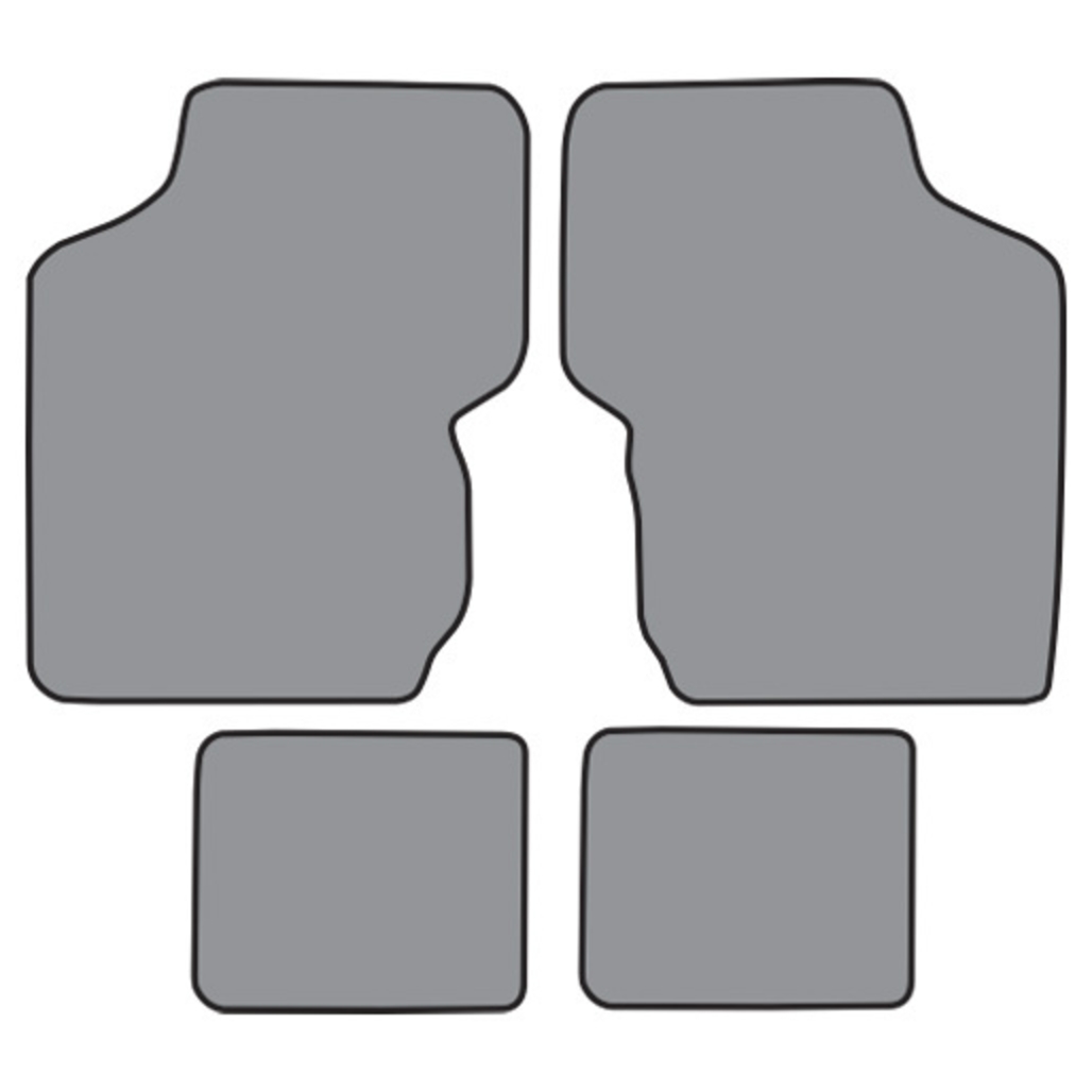 Floor Mats for 1982-1985 Nissan Sentra (DA524F FM18R) Cutpile 4Pc
