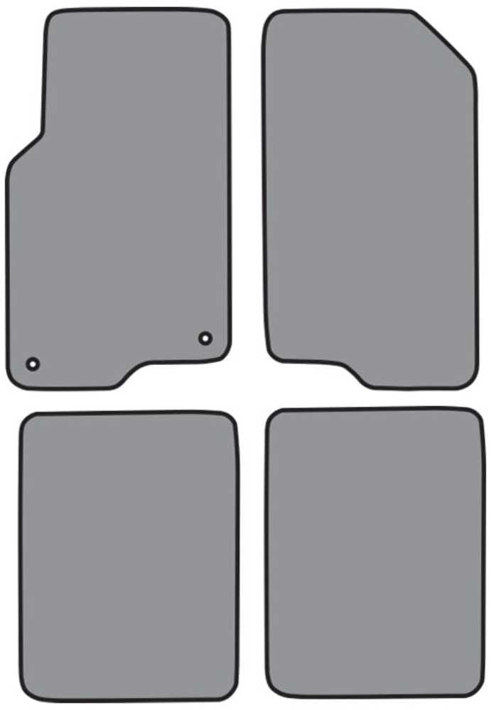 Floor Mats for 2006-2009 Pontiac Torrent (FM343 FM343R) Cutpile 4Pc