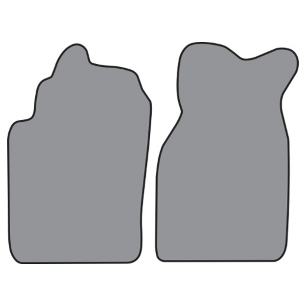 Floor Mats for 1980-1982 Plymouth TC3 Frt Row (CR185F) Cutpile 2Pc