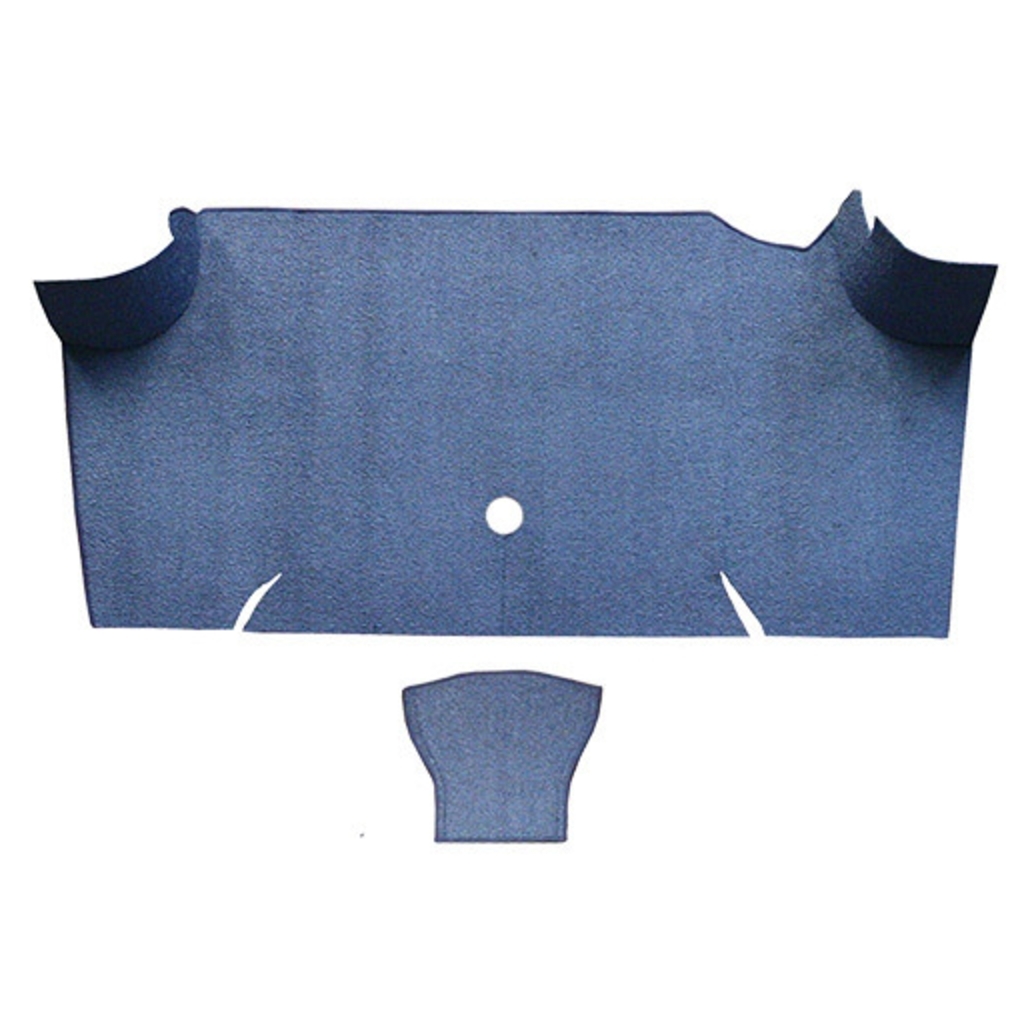 Trunk Mat for 1967-68 Fastback Ford Mustang, Nylon, Die Cut Style, OEM Quality, Made in USA, Complete Vehicle Coverage