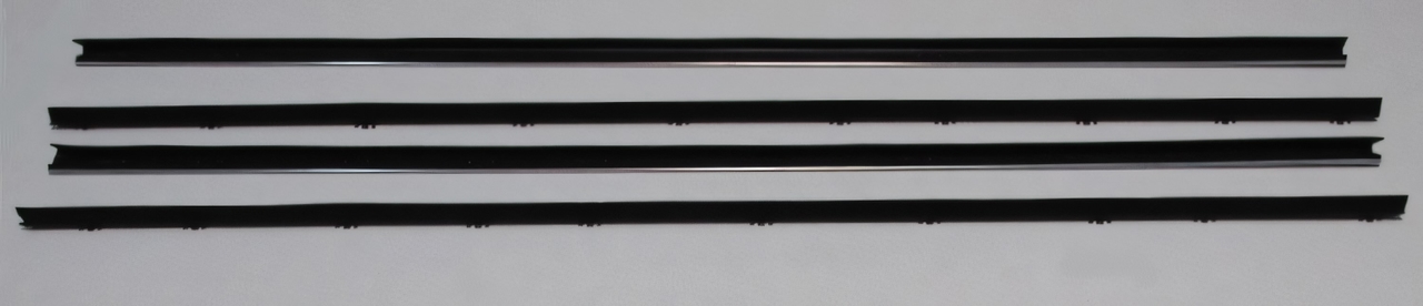 Window Sweeps Felt Kit Belt Line Weatherstrip for 1970-1972 Dodge Duster Plymouth Demon - Front, Left, Right Inner Outer