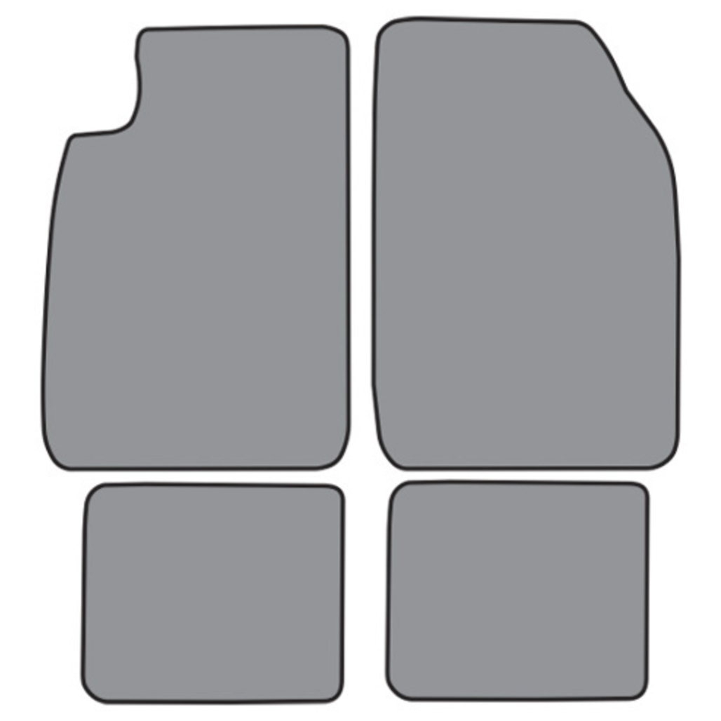 Floor Mats for 1991-1994 Nissan Sentra (NI9194F FM18R) Cutpile 4Pc