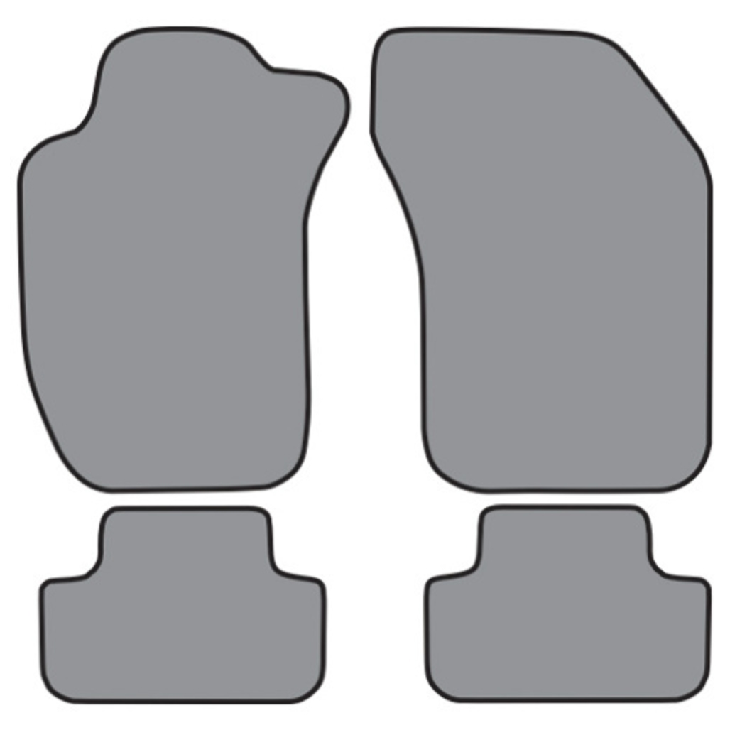 Floor Mats for 1991-1994 Mitsubishi Eclipse (FM66 FM66R) Cutpile 4Pc