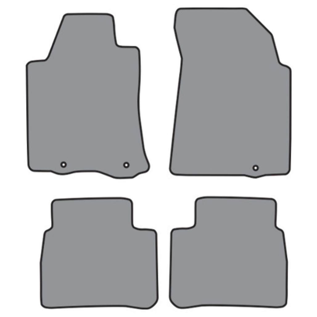Floor Mats for 2013-2016 Nissan Altima (FM370 FM370R) Cutpile 4Pc
