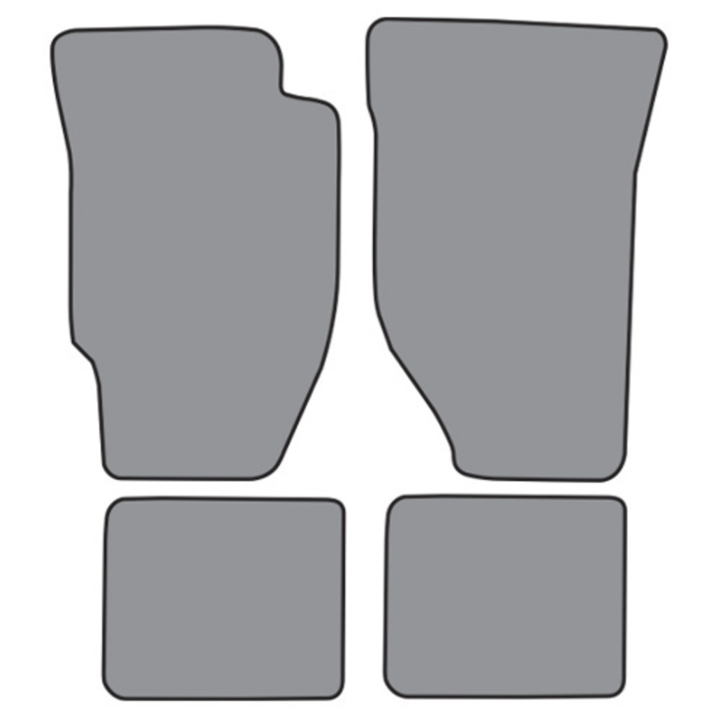 Floor Mats for 1986-1989 Honda Accord Auto (H663F FM18R) Cutpile 4Pc