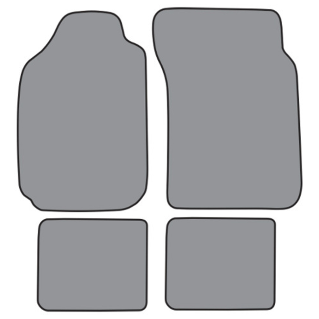 Floor Mats for 1986-1990 Nissan Sentra (NI665F FM18R) Cutpile 4Pc