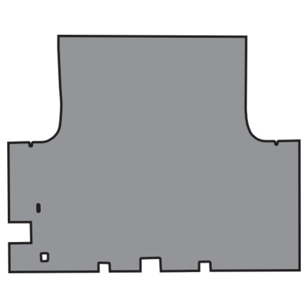 Trunk mat for 1966-1967 Plymouth Belvedere Convertible, designed for complete coverage with OEM quality.