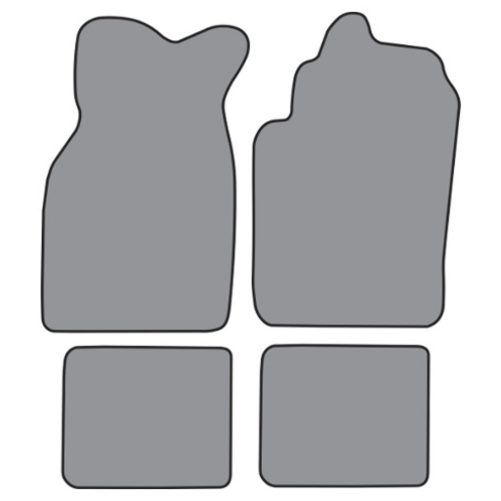 Floor Mats for 1984-1986 Chrysler Laser (CR570F FM18R) Cutpile 4Pc