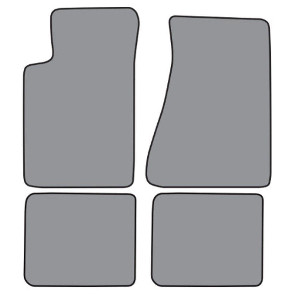 Floor Mats for 1985-1992 Pontiac Firebird Trans Am Molded 4pc (FM04F FM18R)