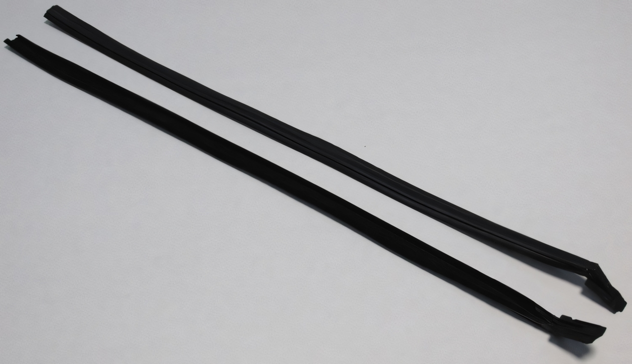 Glass Run Window Channel for 1967-1968 Ford Mustang 2-Door Black Left Right