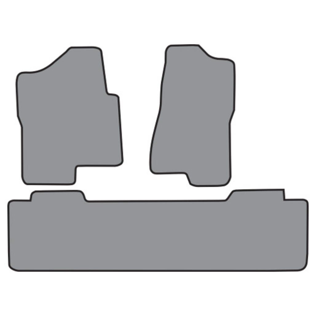 Floor Mats for 2001-2006 GMC Sierra 3500 Ext Cab 2pc Frts & 1pc Rr (FM149 FM149R)