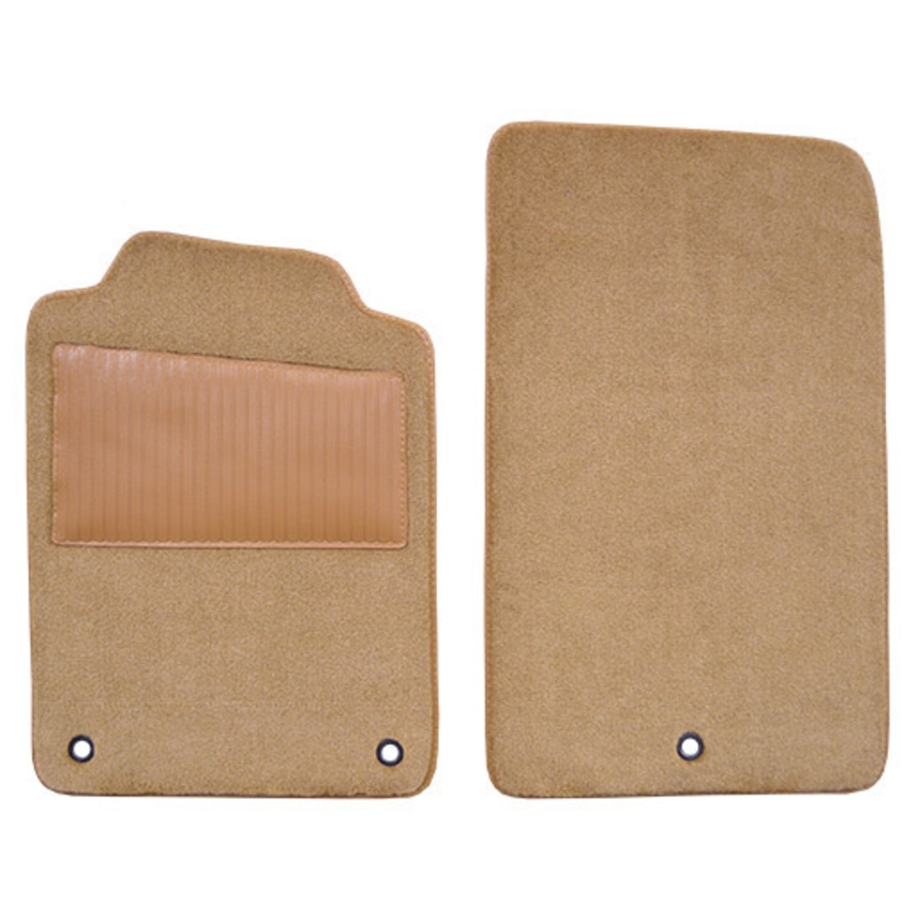 Floor Mats for 1997-2006 Chevrolet Corvette w/Heel Pad (FM78W/HEEL) Truvette 2Pc