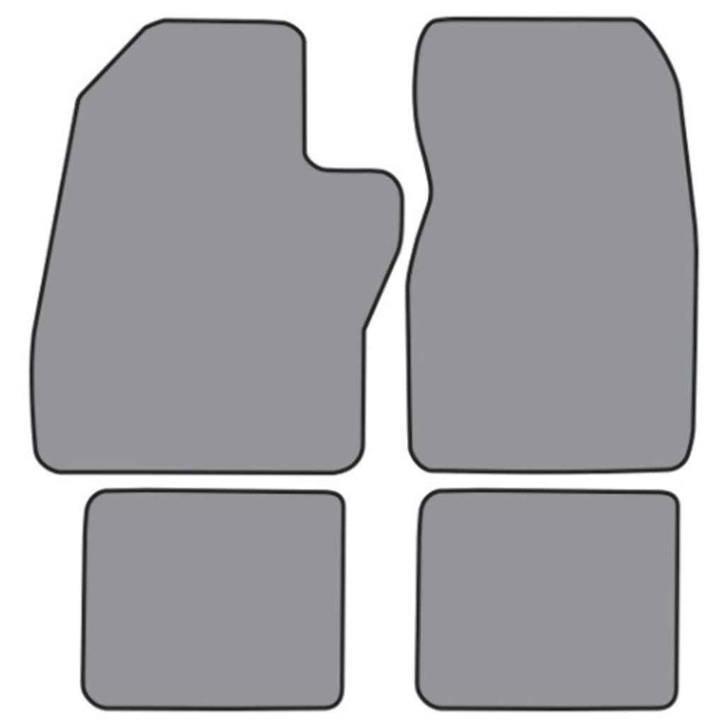 Floor Mats for 1988-1997 Ford F-350 Crew Cab (FM276F FM18R) Cutpile 4Pc