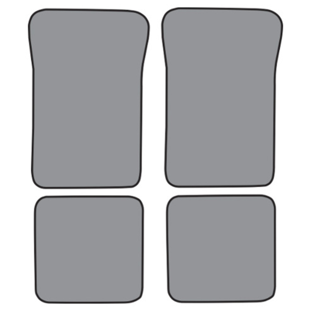 Floor Mats for 1992-1993 Cadillac DeVille 2DR Coupe Front Wheel Drive 4pc (FM177 FM177R)