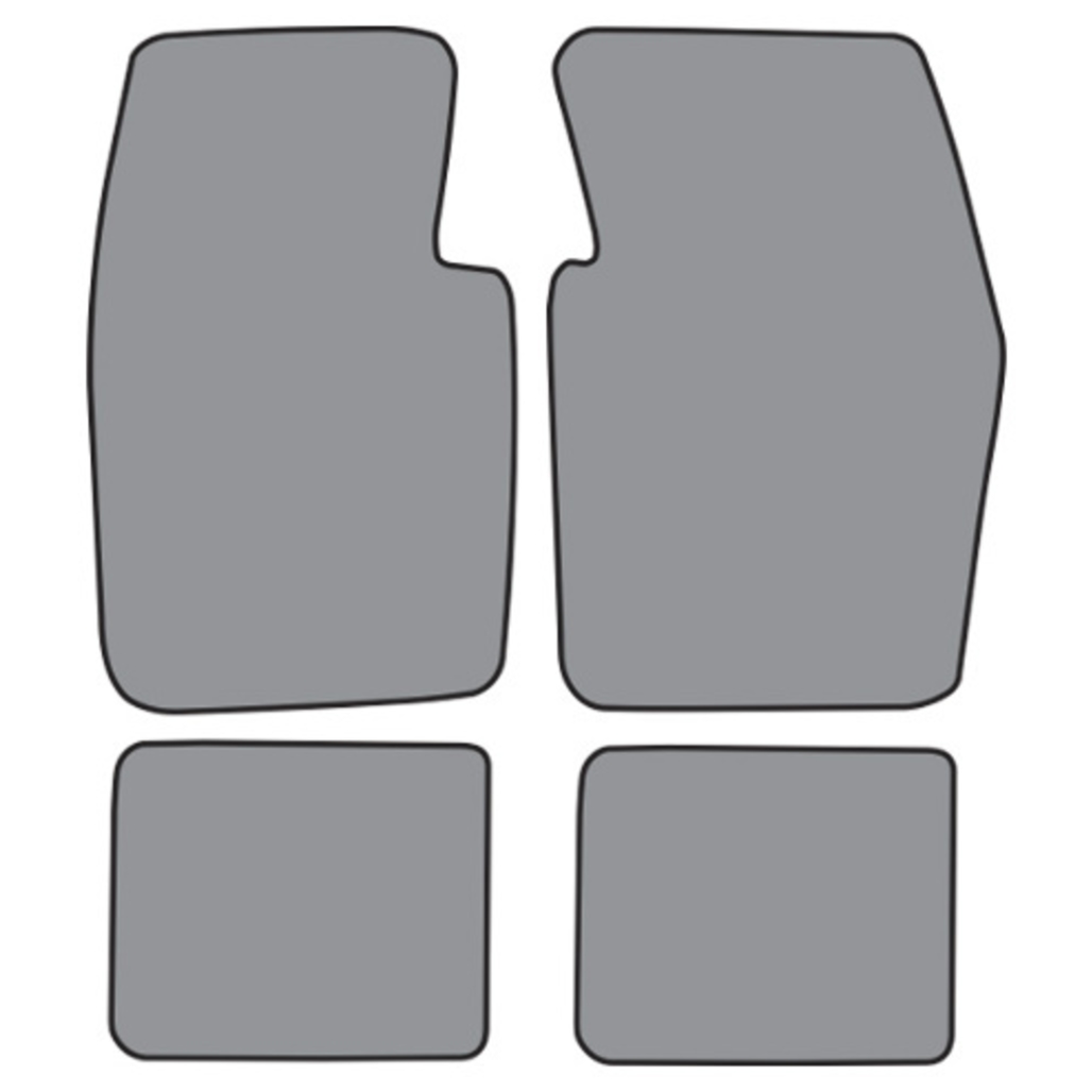 Floor Mats for 1974 Dodge Challenger (FM692F FM18R) Cutpile 4Pc