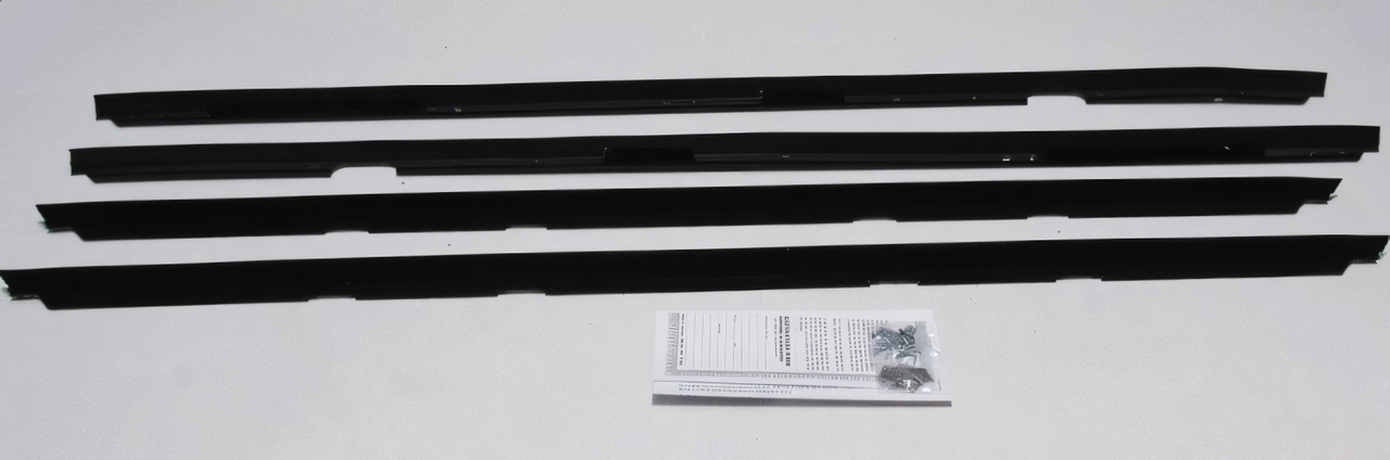 Window Sweeps Felt Kit for 1981-88 Chevrolet Monte Carlo Coupe - USA Made Authentic Weatherstrip Set (4Pcs)