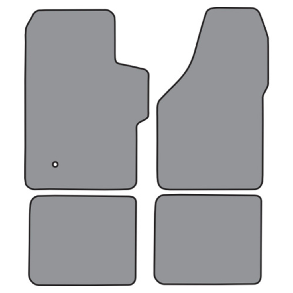 Floor Mats for 1999-2007 Ford F-350 Super Duty Crew Cab 4pc (FM300F FM18R)