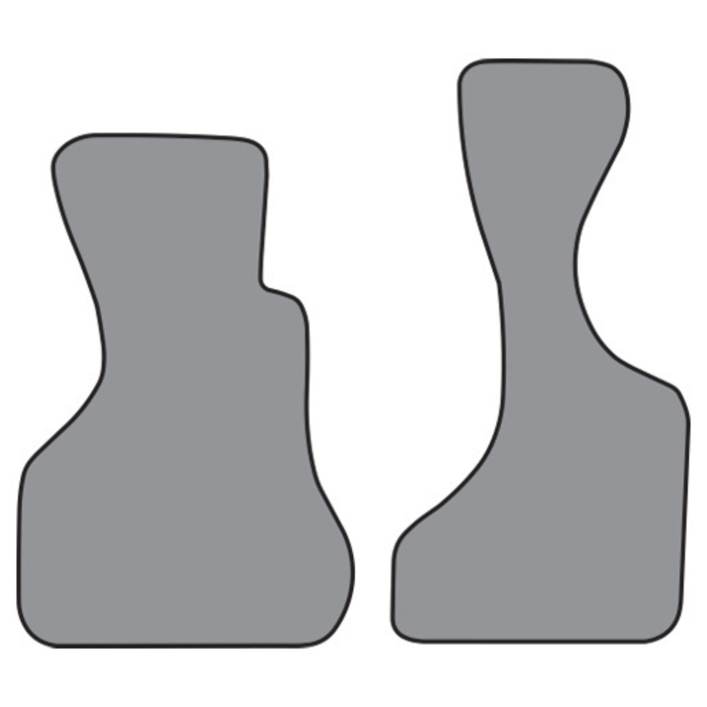 Floor Mats for 1981-1987 Dodge B350 Van Frt Row (CR107F) Cutpile 2Pc