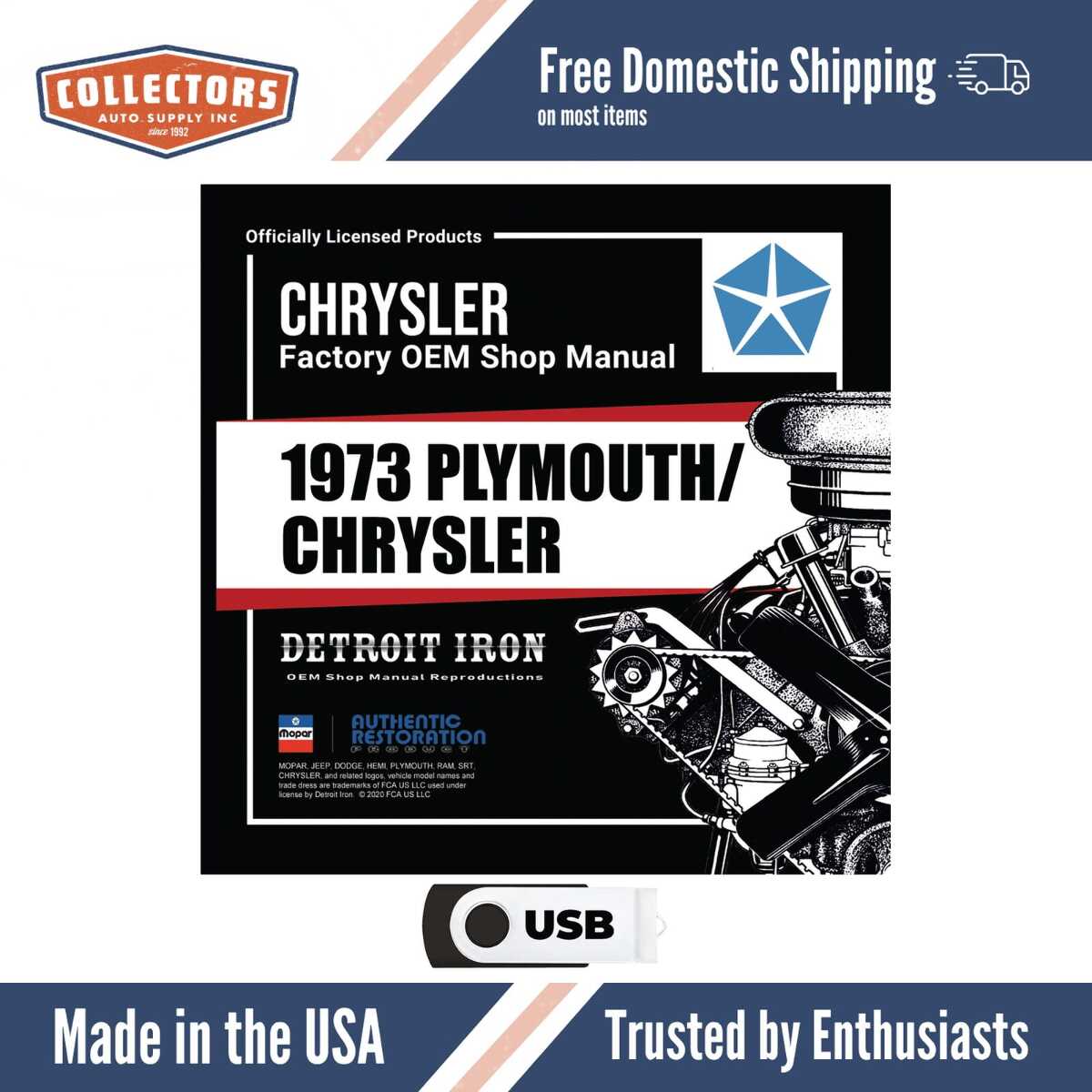 Digital Shop Manual and Resources for 1973 Plymouth, Chrysler DCDC-87