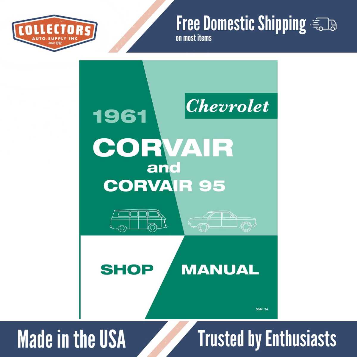 1961 Chevrolet Corvair and Corvair 95 Shop Manual