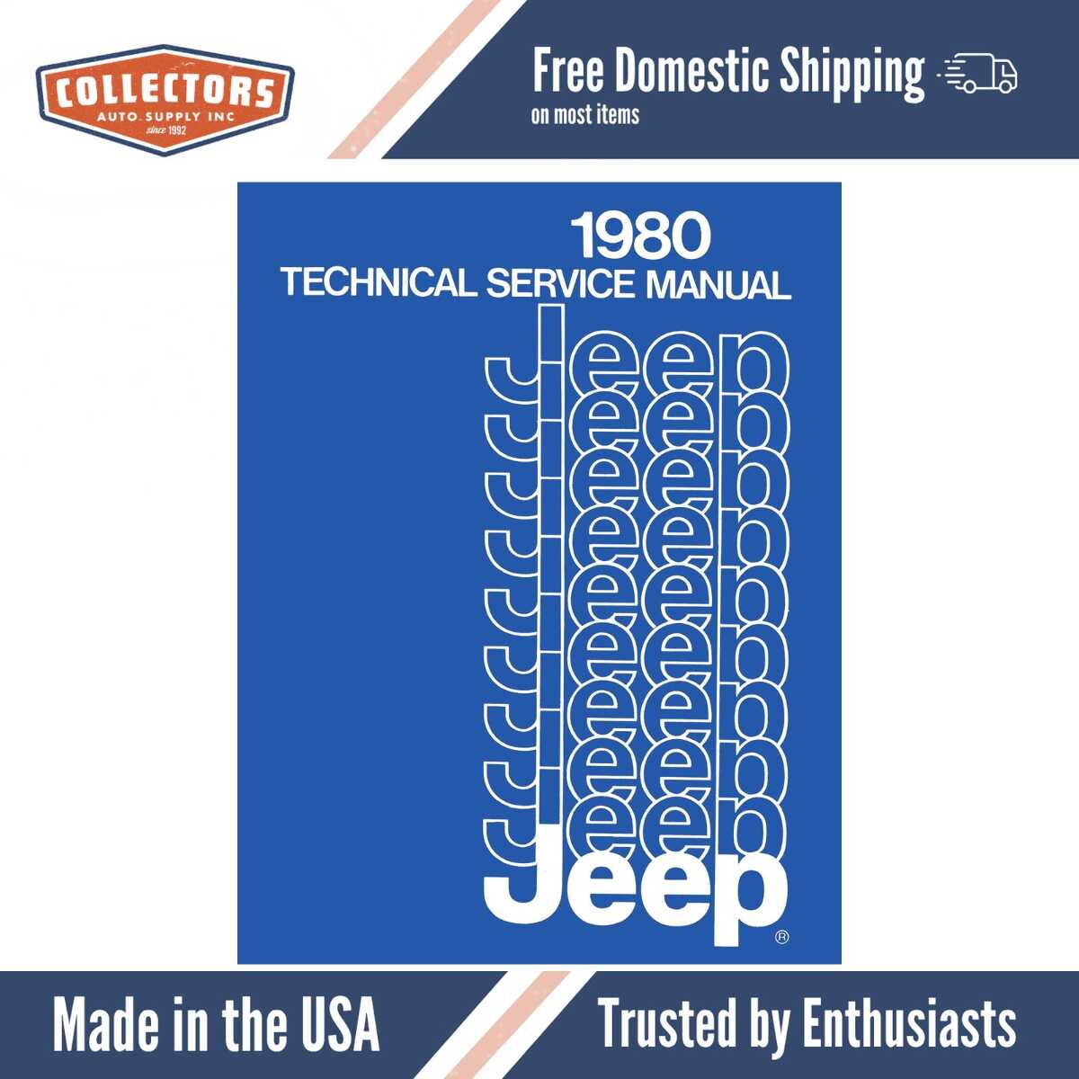 Service Manual for 1980 Jeep
