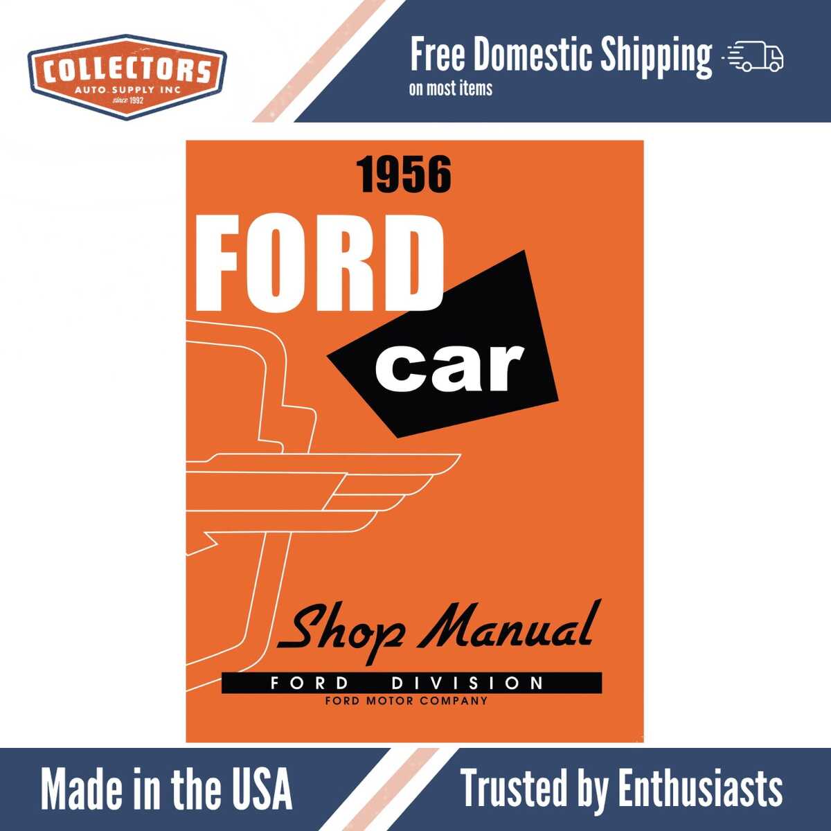 Service Manual for 1956 Ford