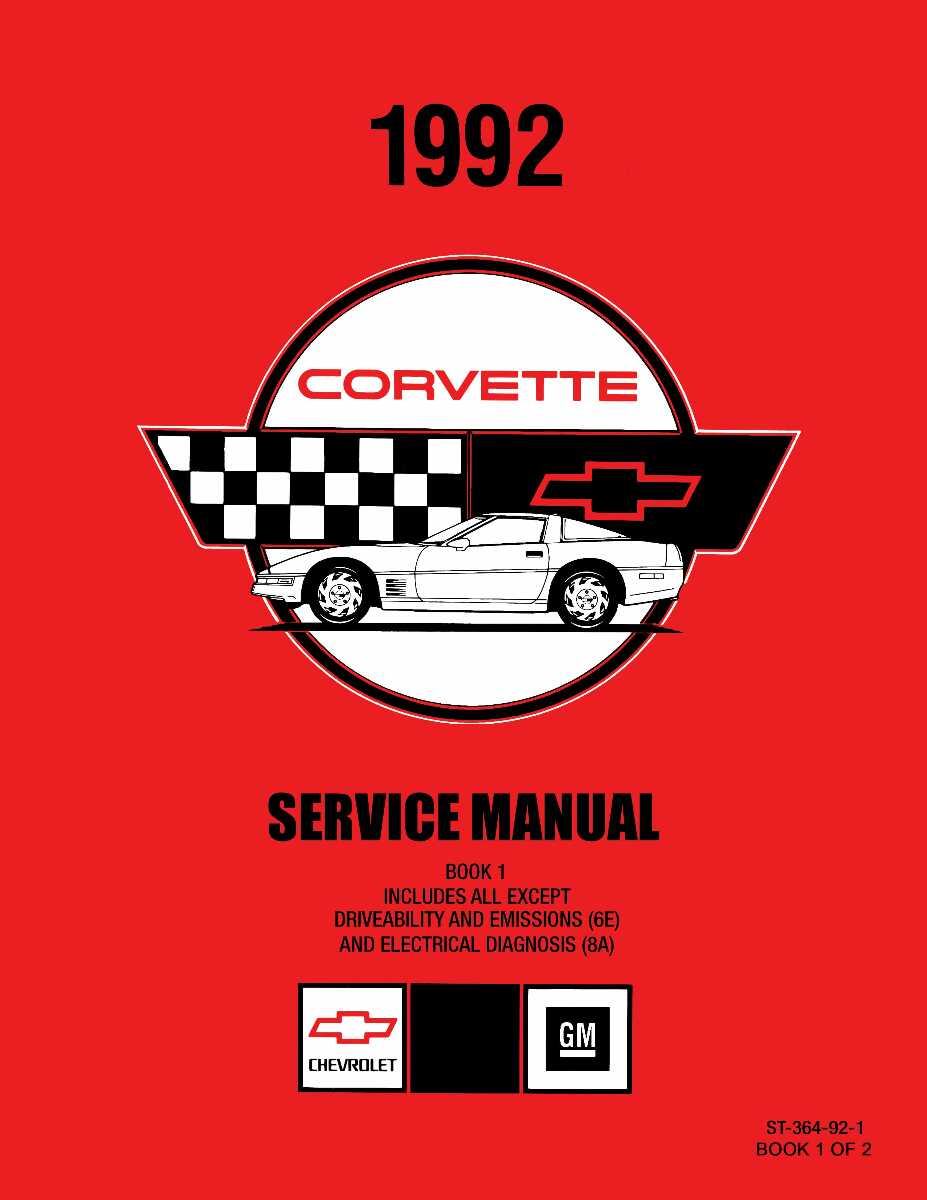 Service Manual for 1992 Chevrolet Corvette