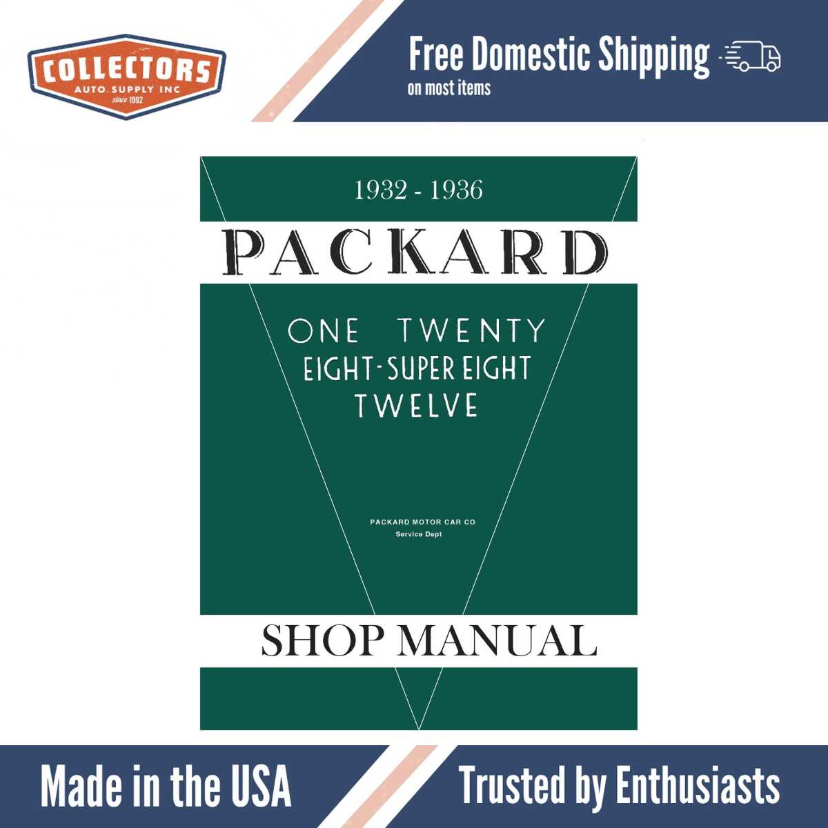 Service Manual for 1932-1936 Packard 128
