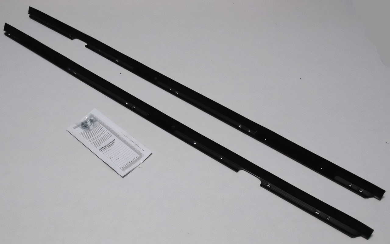 Window Sweeps Felt Kit for 1981-1988 Monte Carlo Front Outer Weatherstrip - Set of 2 Pieces, US Made Replicas