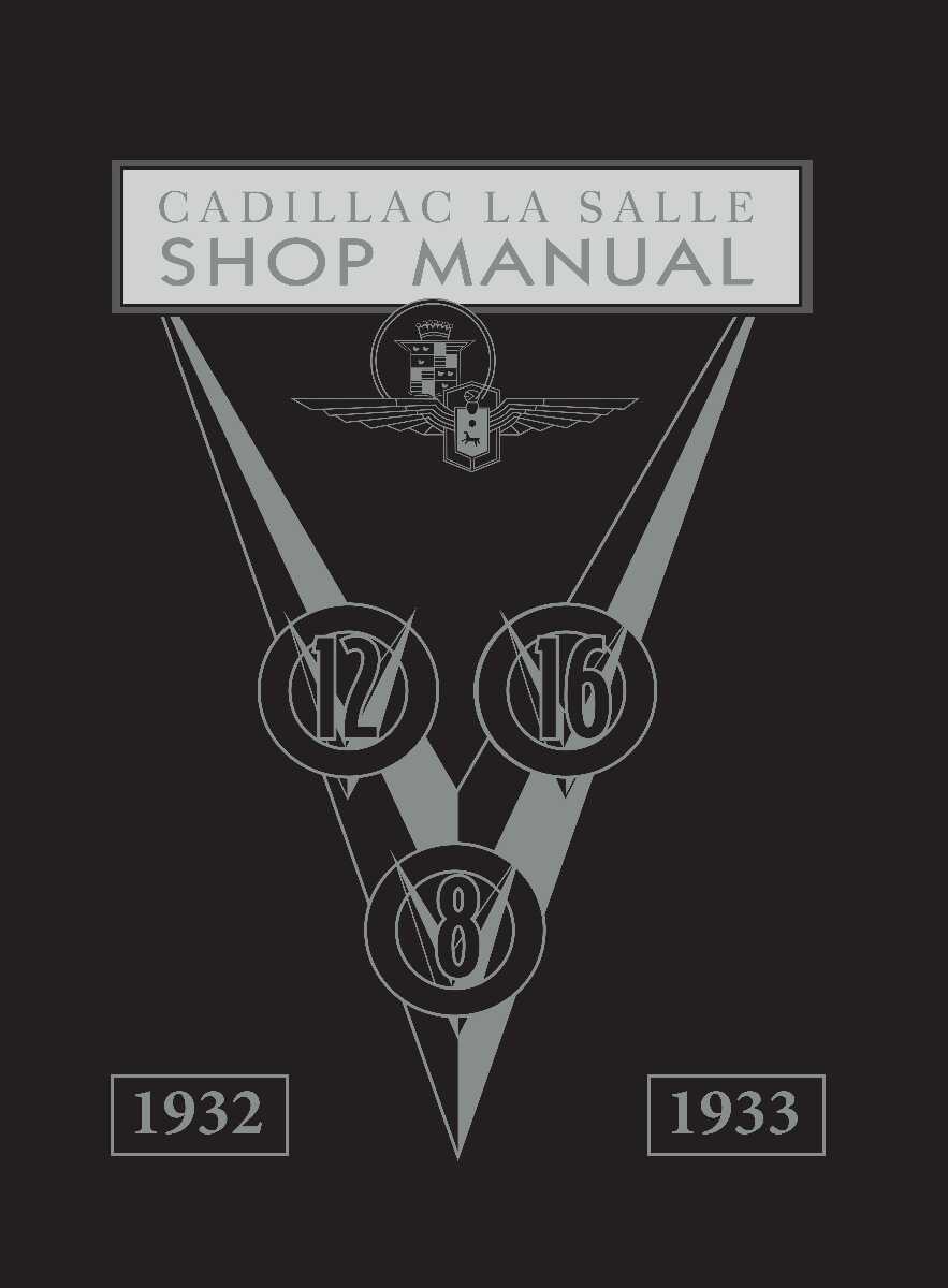 Service Manual for 1932-1933 Cadillac LaSalle