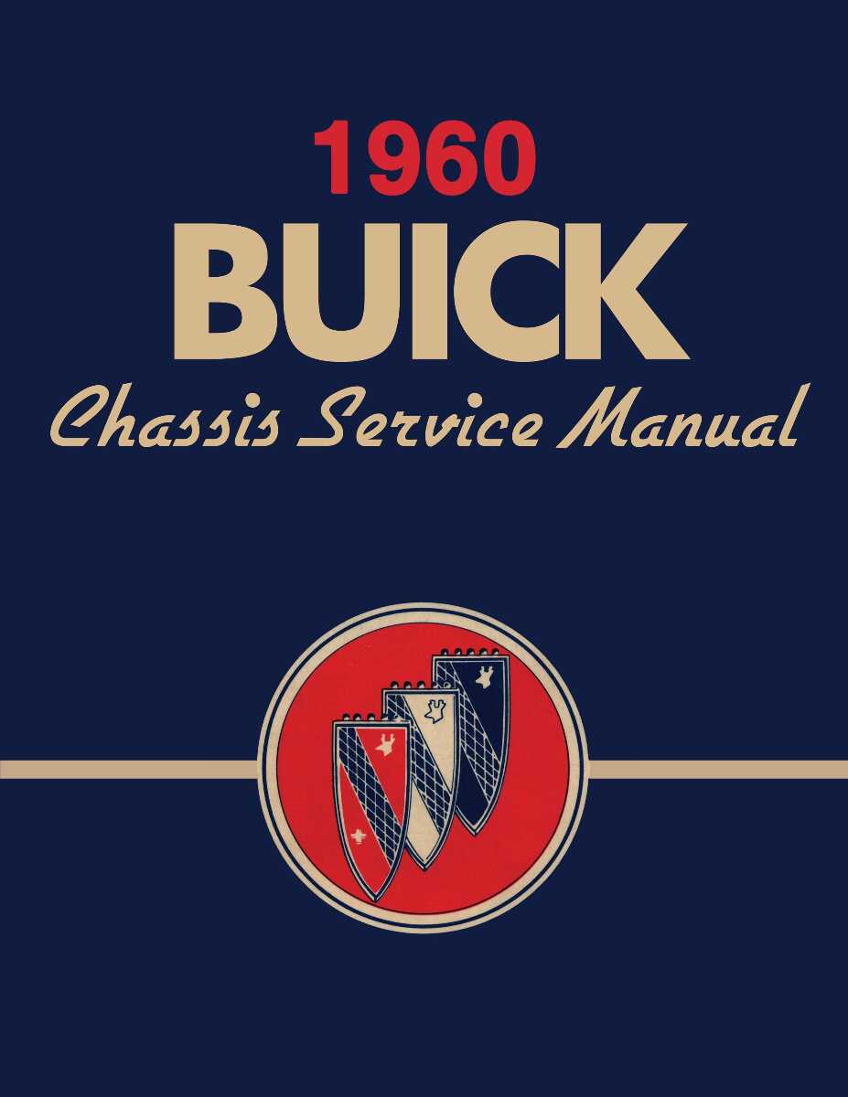 Service Manual for 1960 Buick