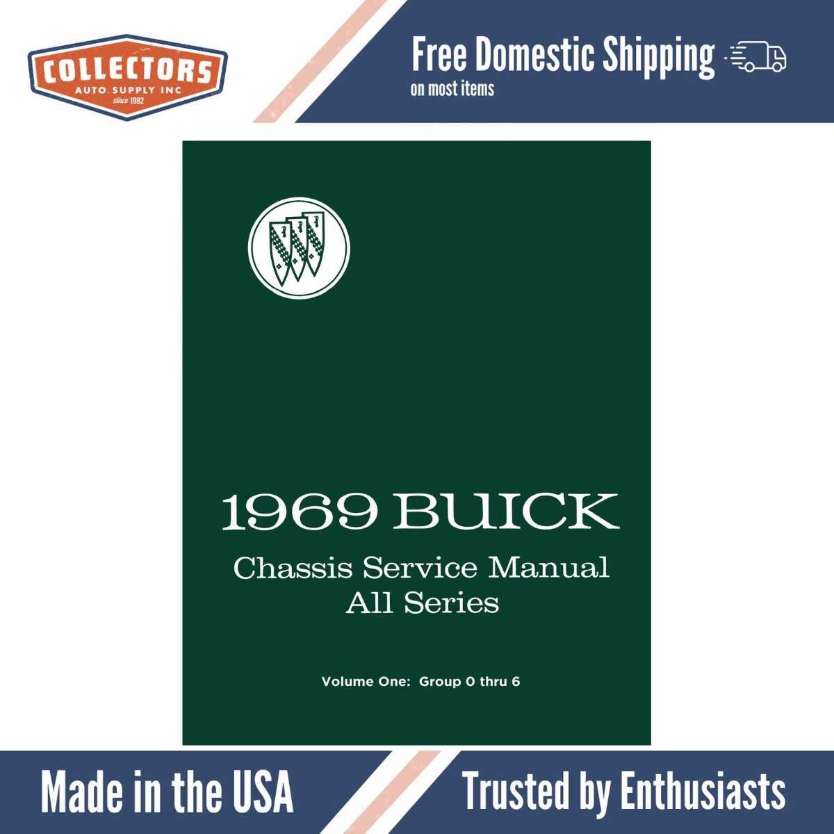 Service Manual for 1969 Buick Chassis All Models