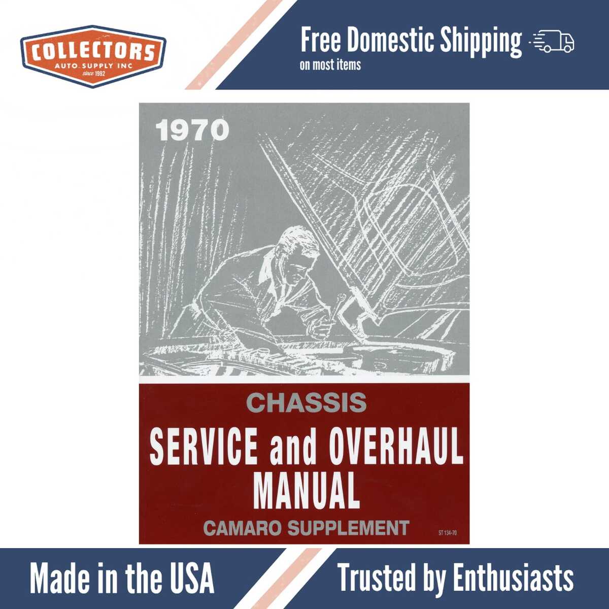 Service Manual for 1970 Camaro Chassis and Overhaul