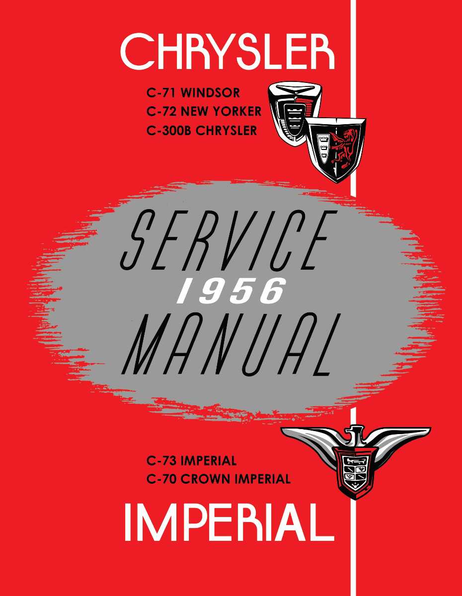 Service Manual for 1956 Chrysler Imperial