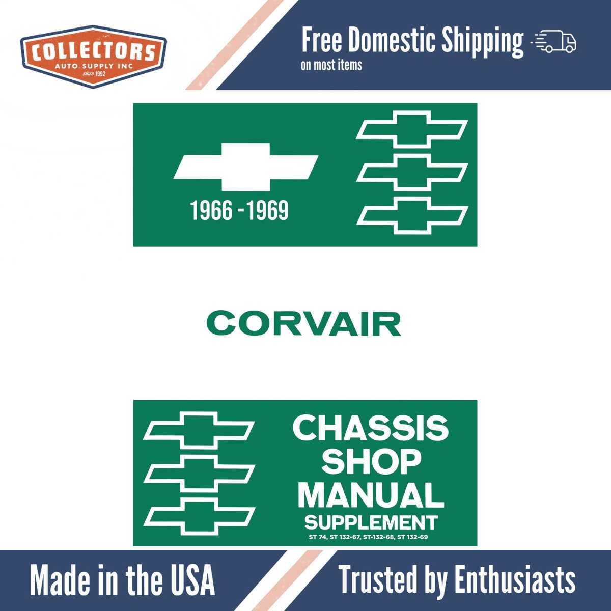 Service Manual for 1966-1969 Chevy Corvair