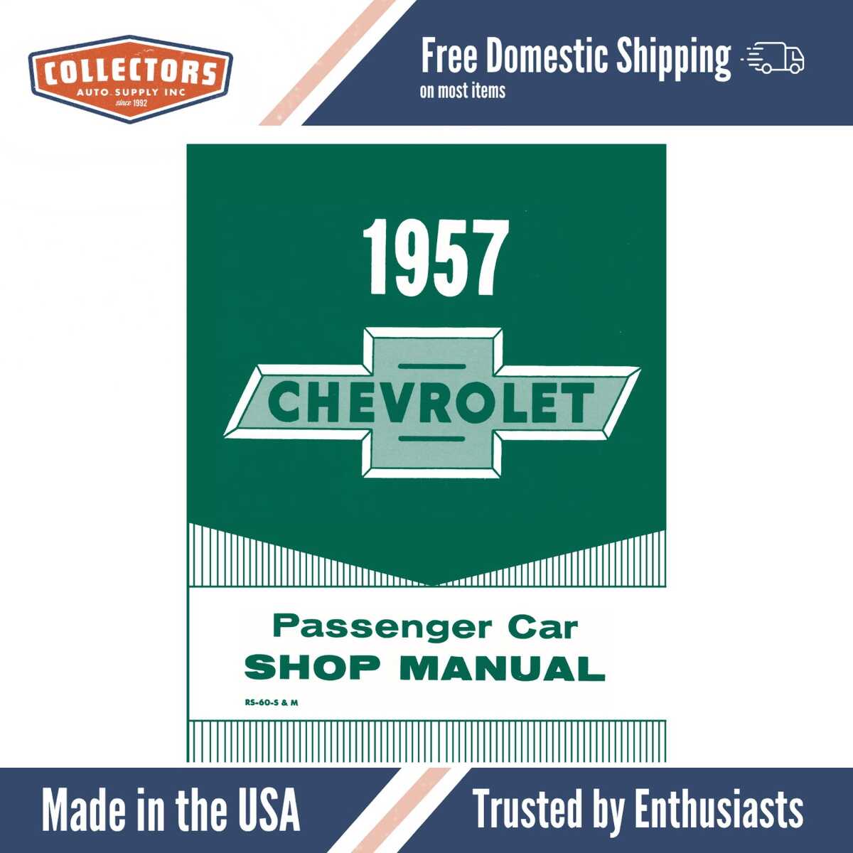 Service Manual for 1957 Chevrolet Passenger