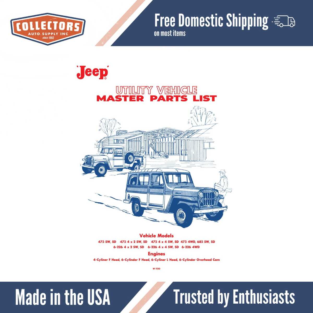 Parts Catalog for 1952-1965 Jeep Utility