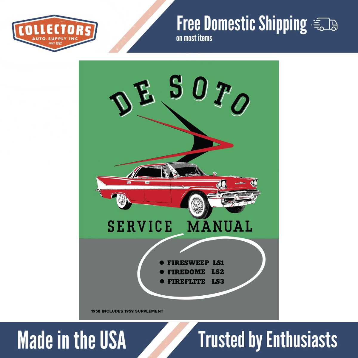 Service Manual for 1958-1959 Desoto