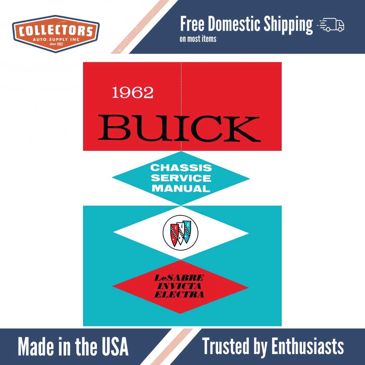 Service Manual for 1962 Buick LeSabre, Electra, Invicta