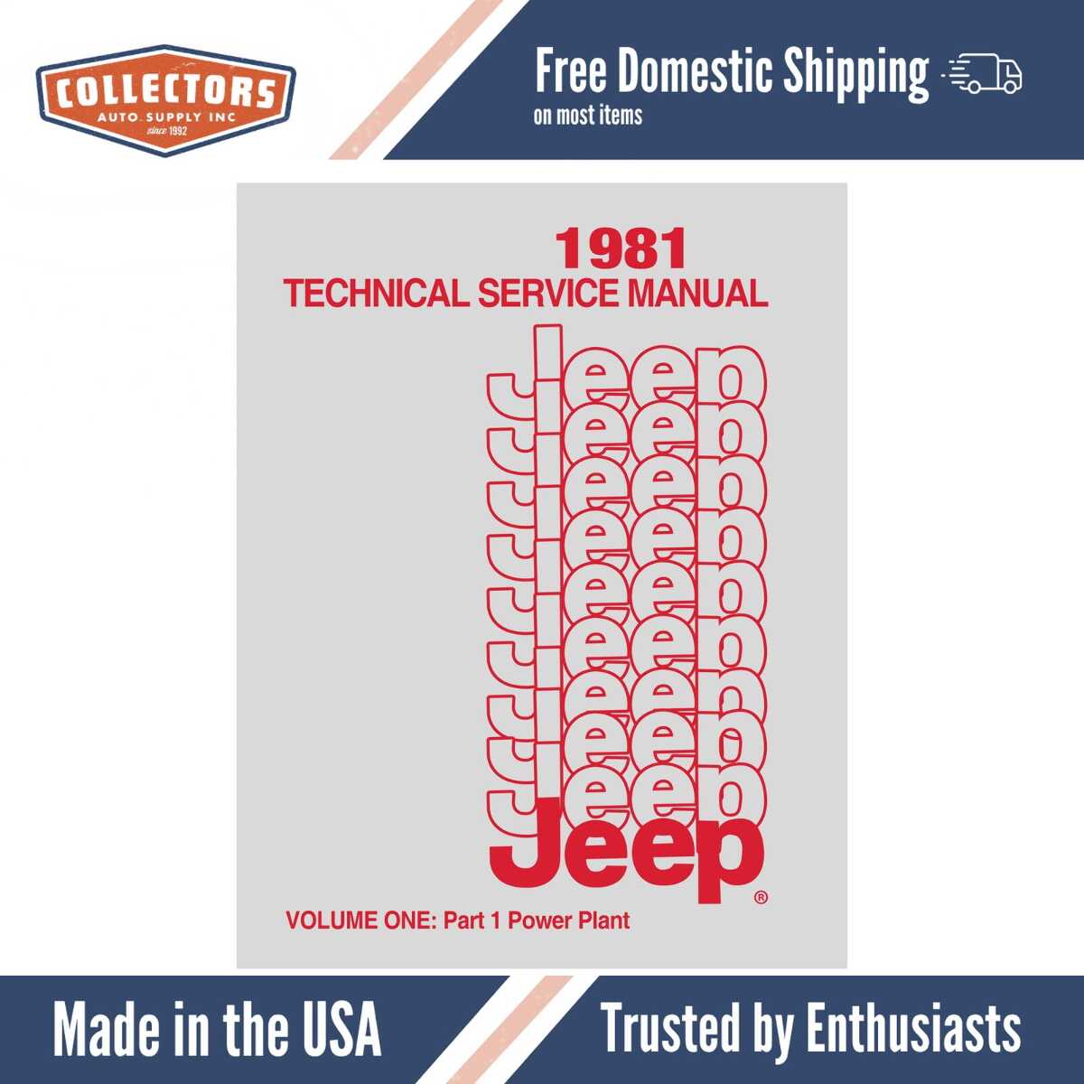 Service Manual for 1981 Jeep