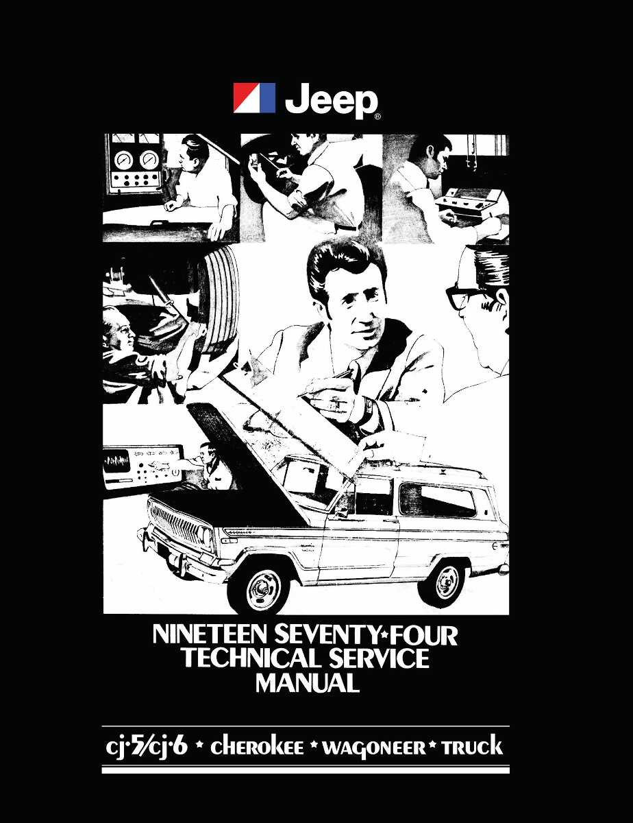 Service Manual for 1974 Jeep