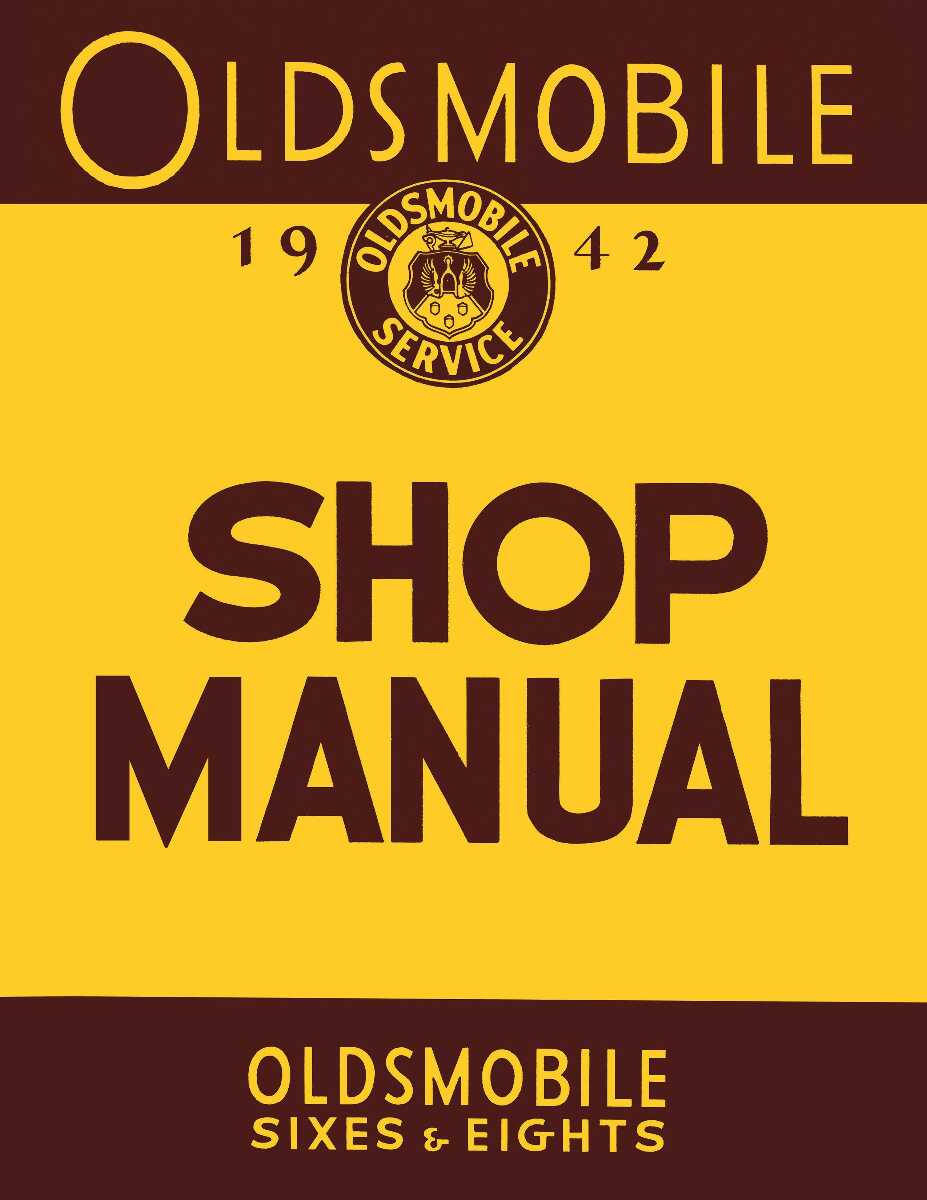 Service Manual for 1942-1948 Oldsmobile