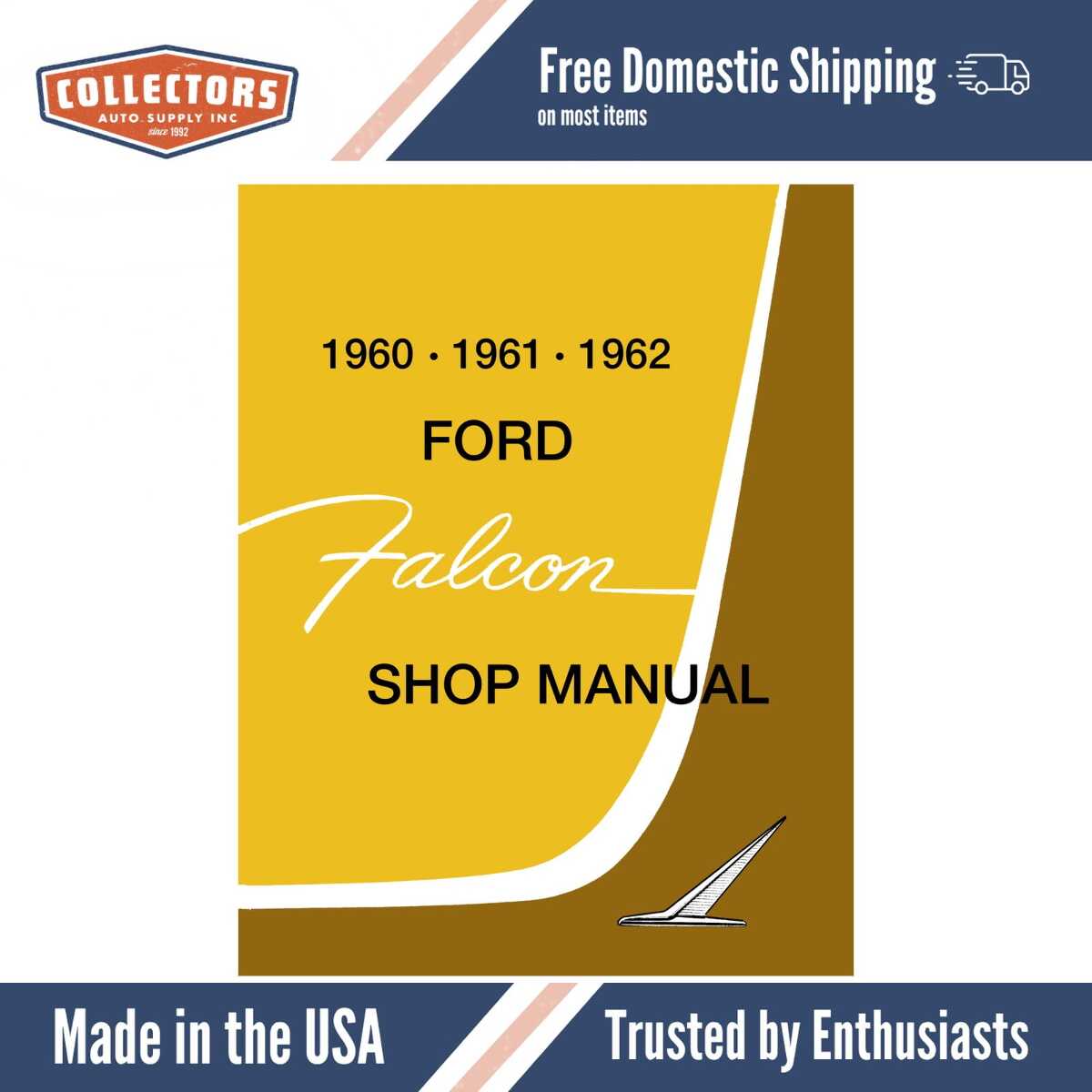 Service Manual for 1960-1962 Ford Falcon