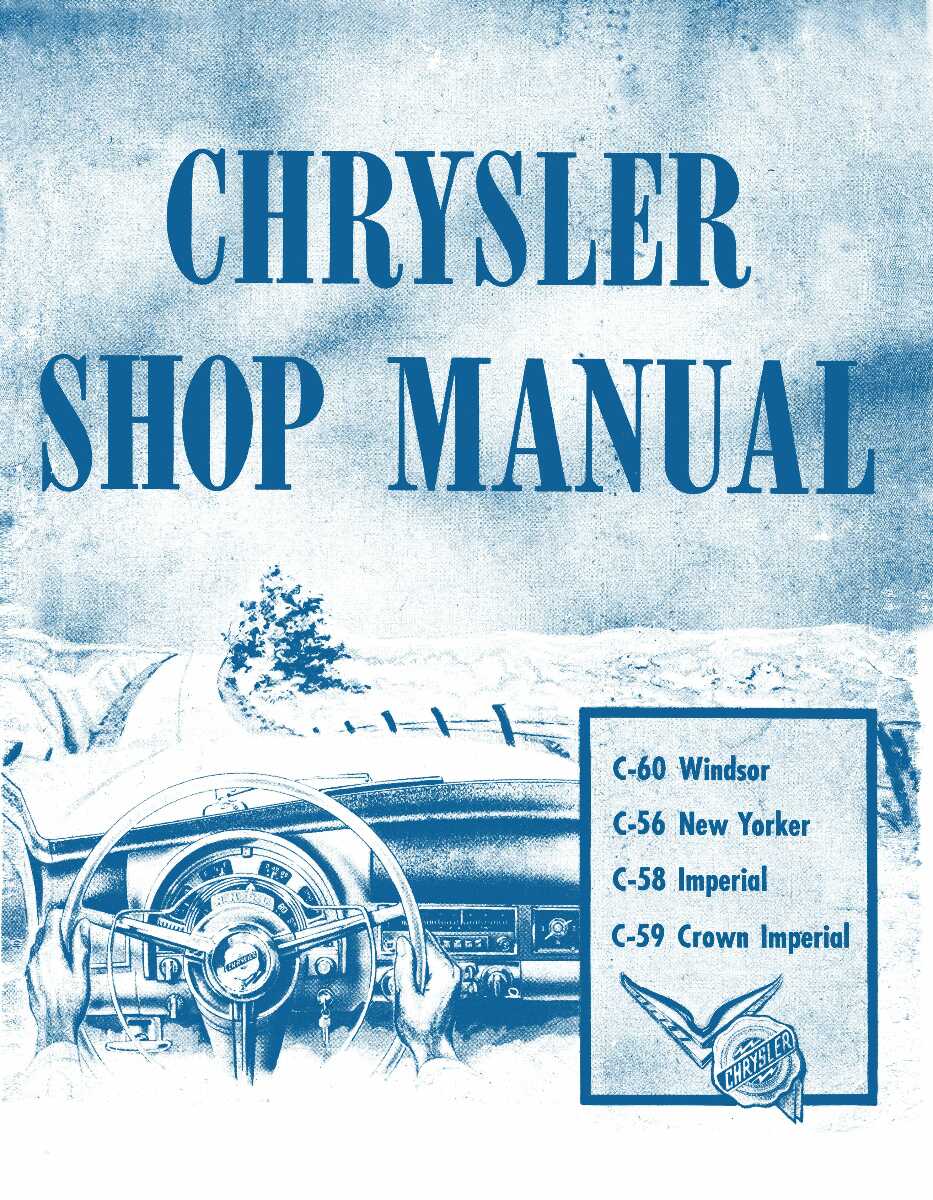 Service Manual for 1953 Chrysler