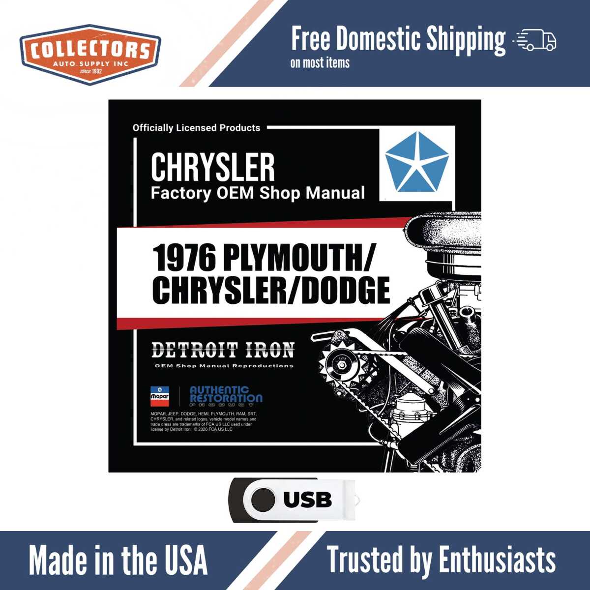 Digital Shop Manual and Resources for 1976 Plymouth, Chrysler, Dodge Models