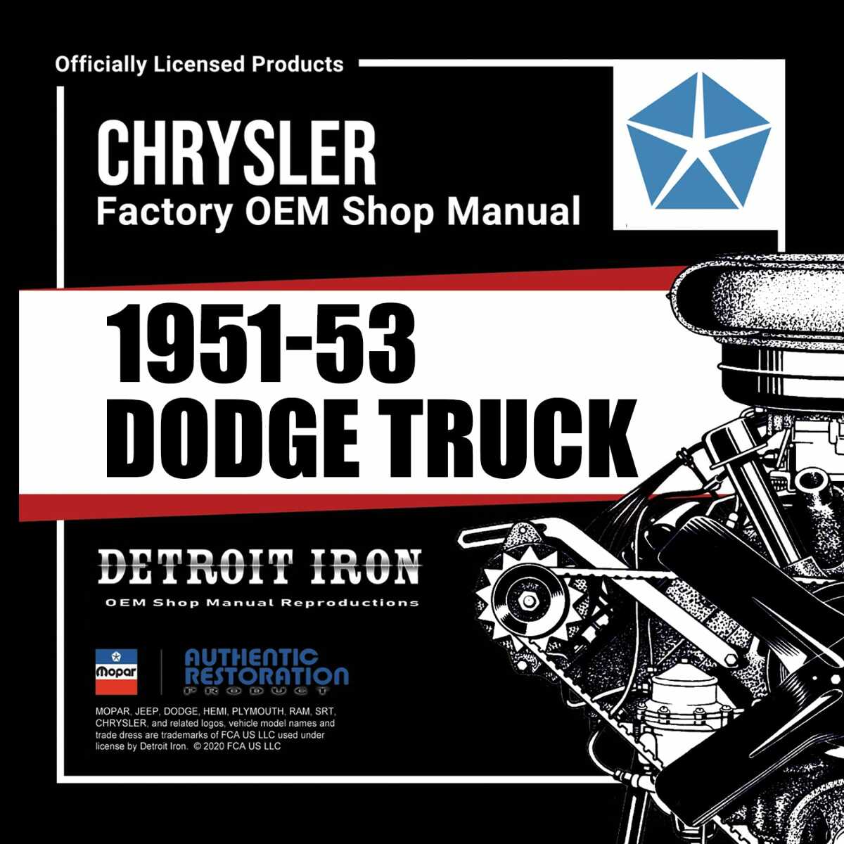 Digital Shop Manual and Resources for 1951-1953 Dodge Truck