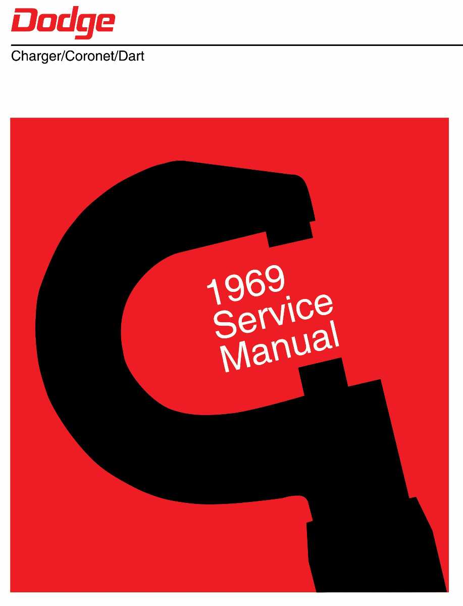 Service Manual for 1969 Dodge Charger Dart, Coronet