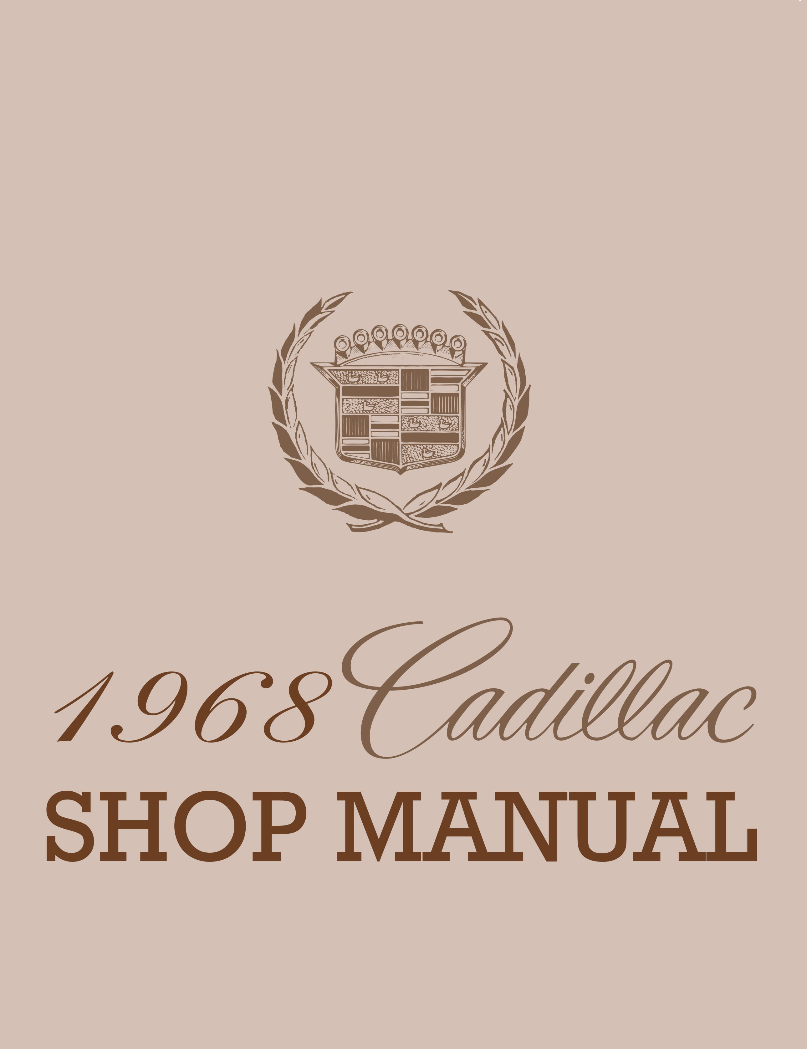Service Manual for 1968 Cadillac