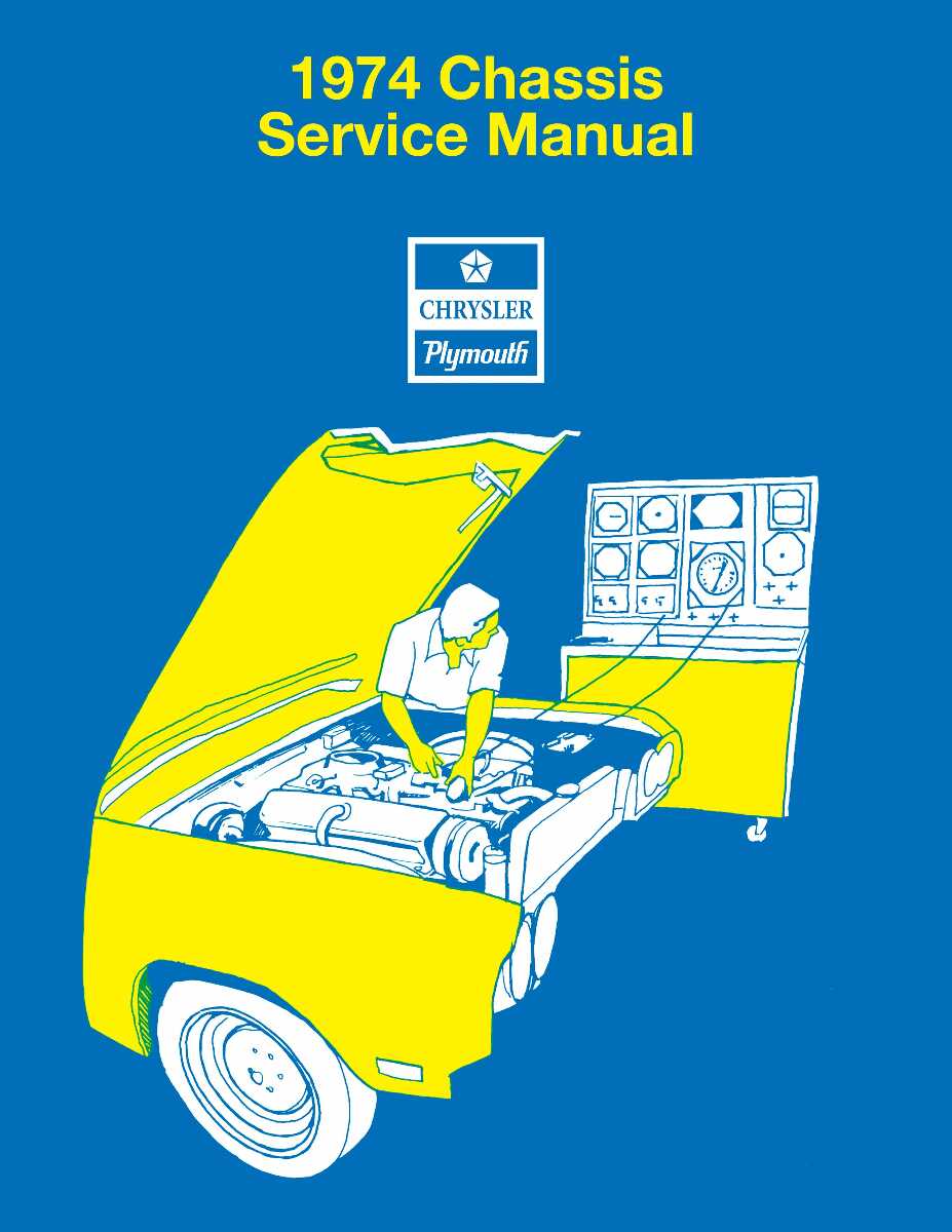 Service Manual for 1974 Plymouth, Chrysler