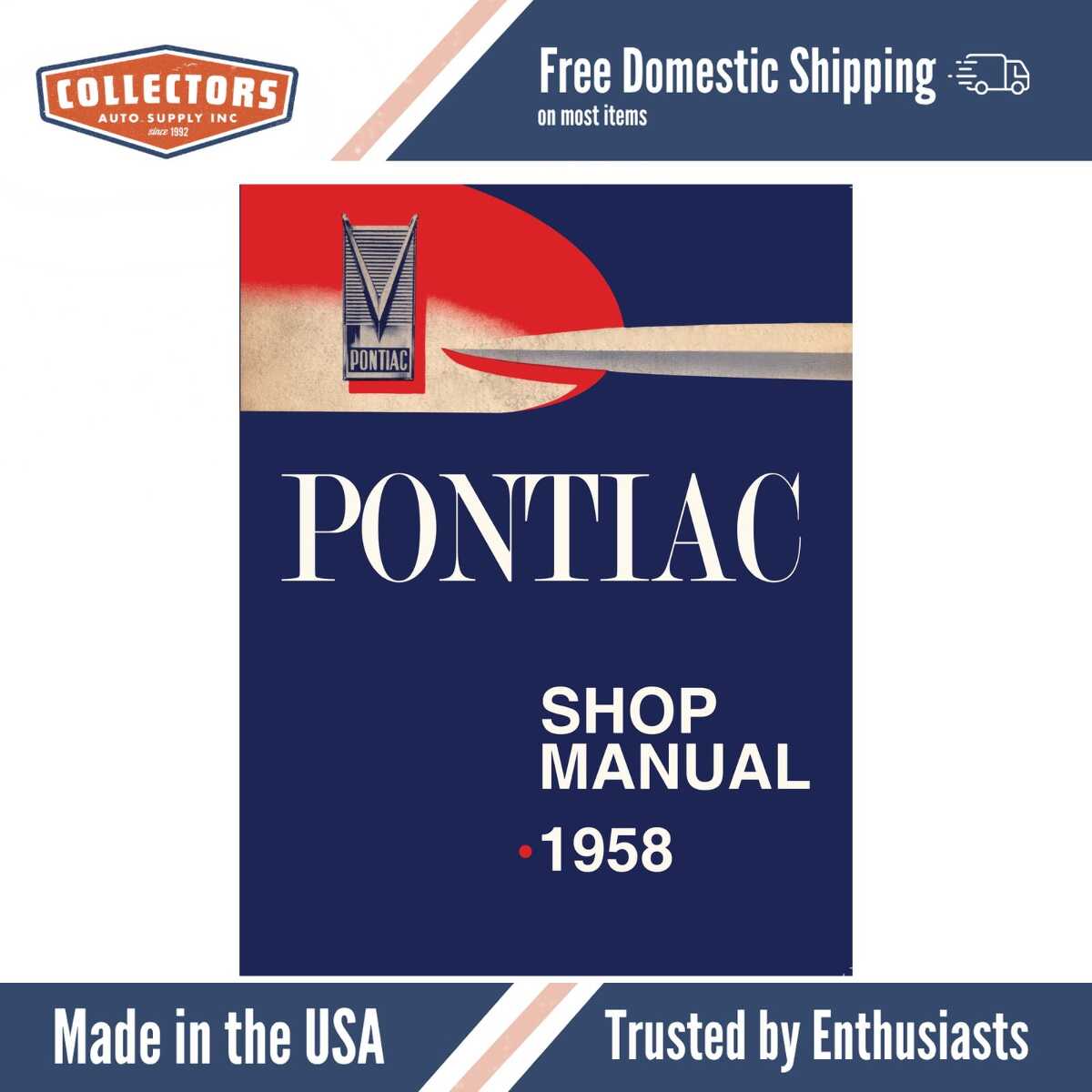 Service Manual for 1958 Pontiac